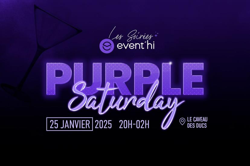 Les Soirées Event'hi #1  -  Purple Saturday  cover